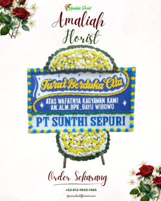 Papan Bunga Duka di Handil Jaya