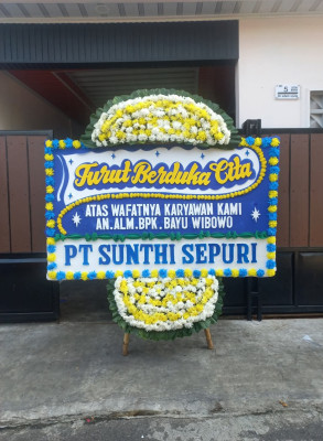 Papan Bunga Duka di Handil Jaya