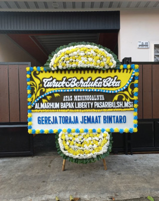 Papan Bunga Duka di Handil Jaya