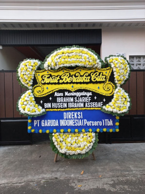Papan Bunga Duka di Handil Jaya