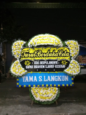 Papan Bunga Duka di Handil Jaya